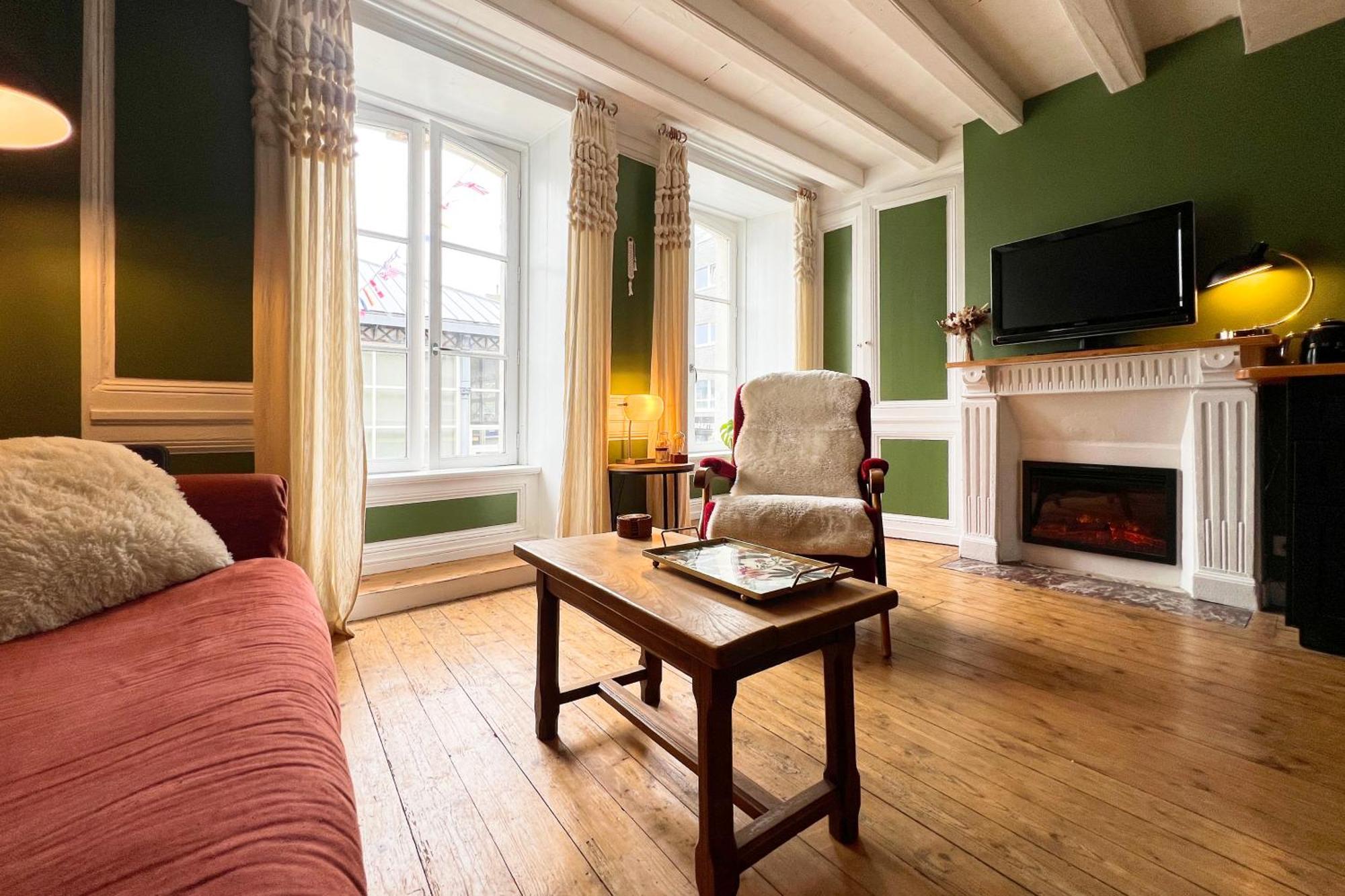 Appart De Charme, 2 Chambres En Centre Ville แชร์บูร์ก อ็อง กงต็องแต็ง ภายนอก รูปภาพ